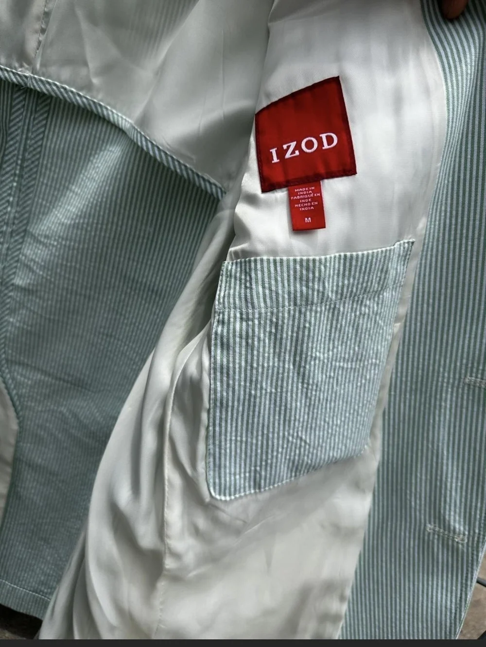 Izod Mint Green Men's Blazer - Two-Button Sport Coat